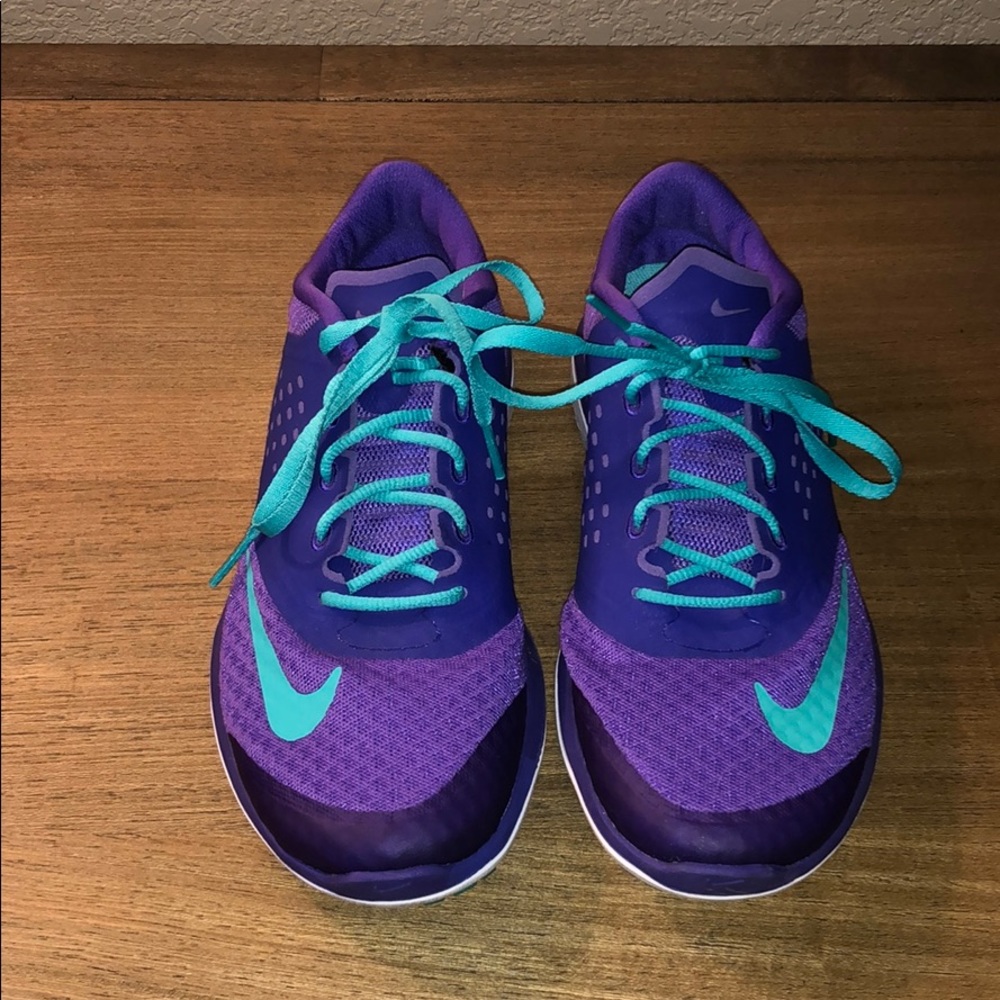 Nike FitSole Sneakers - Purple & Teal - 7